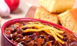 Chili is easy to make and delicious.